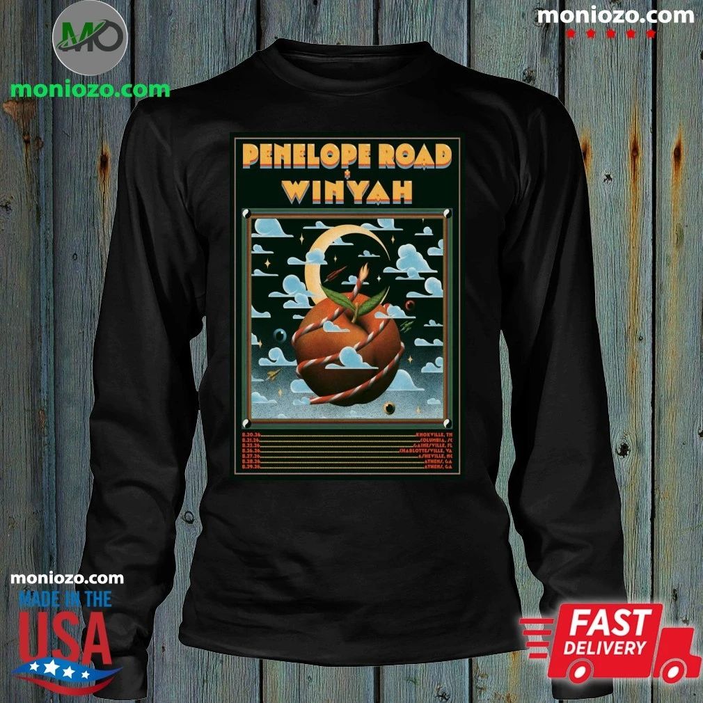 Original Penelope Road And Winyah Co-Headline Tour 2026 Poster Shirt