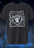 Suavecito Raiders Graffiti Bubble Shield Logo Shirt