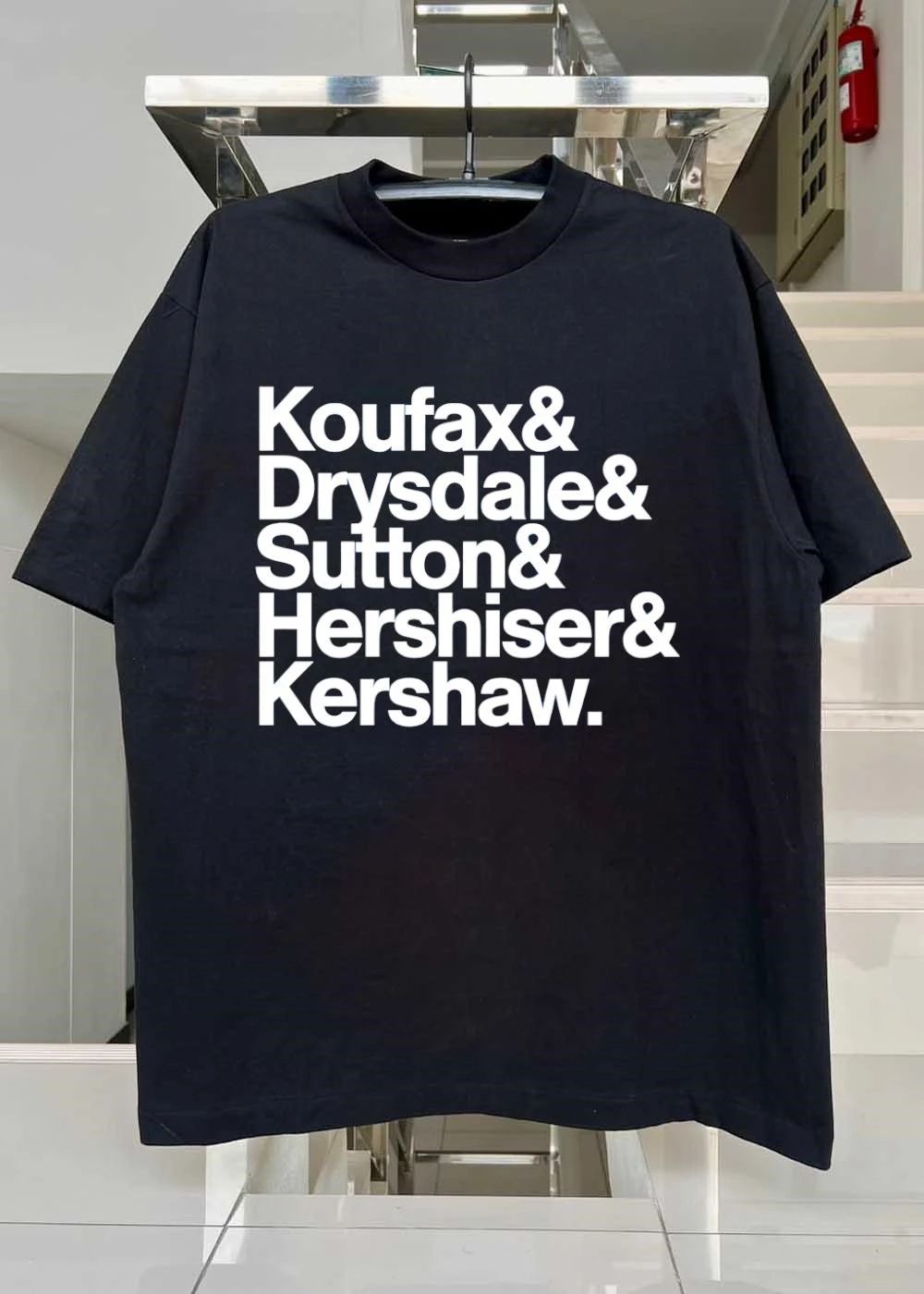 Los Angeles Dodgers Fan Apparel Koufax Drysdale Sutton Hershiser Kershaw Shirt