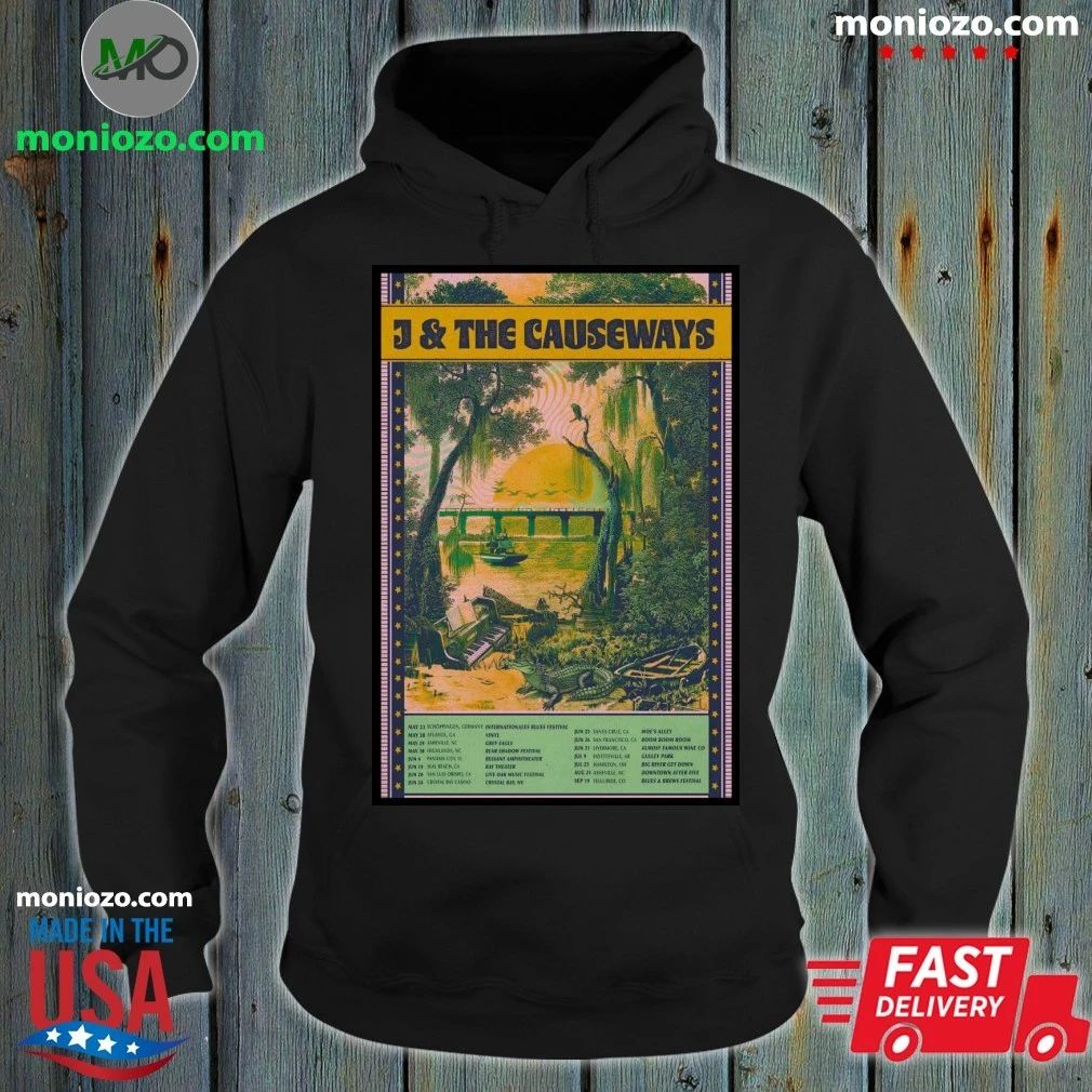 Poster J And The Causeways Tour 2026 Shirt