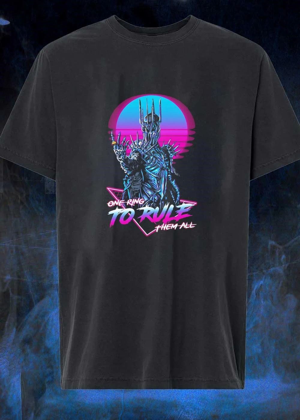 Sauron Retro Vaporwave One Ring to Rule Them All T-Shirt