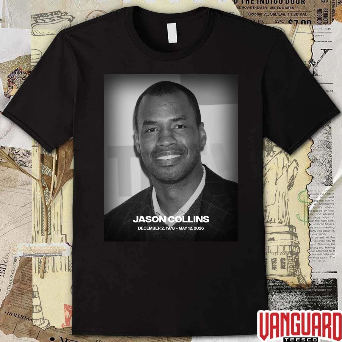 Jason Collins December 2 1978 – May 12 2026 Complex Sports Poster t-shirt