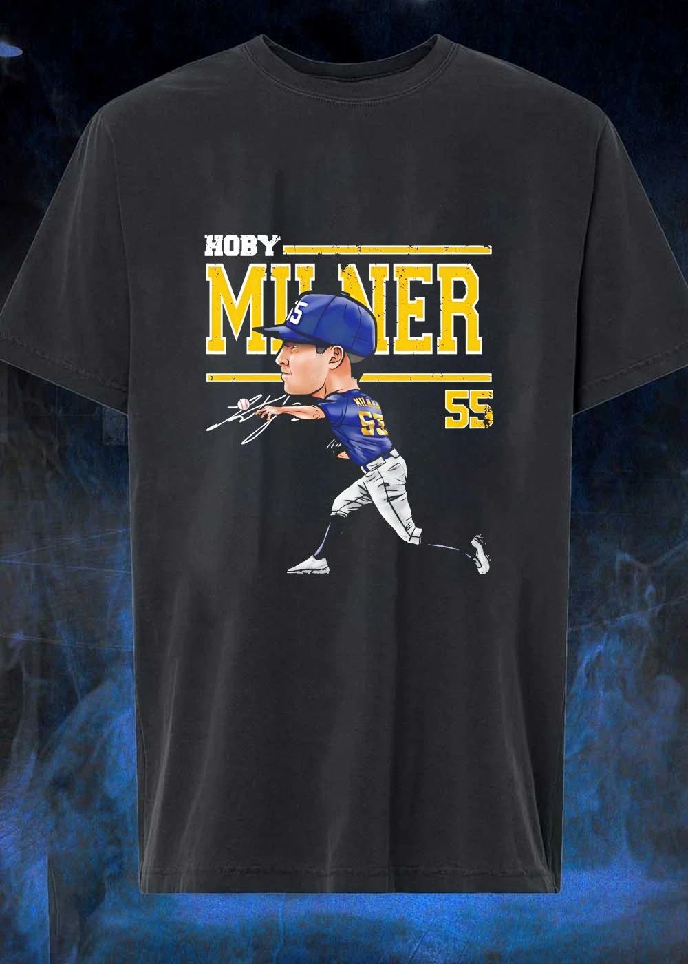 Hoby Milner Milwaukee Cartoon signature shirt