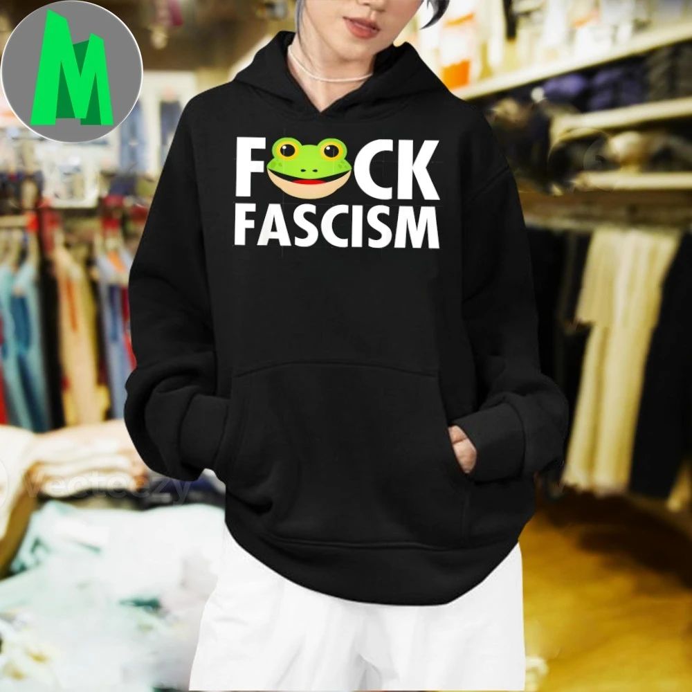 Fuck Fascism – Censored With Portland Frog Shirt