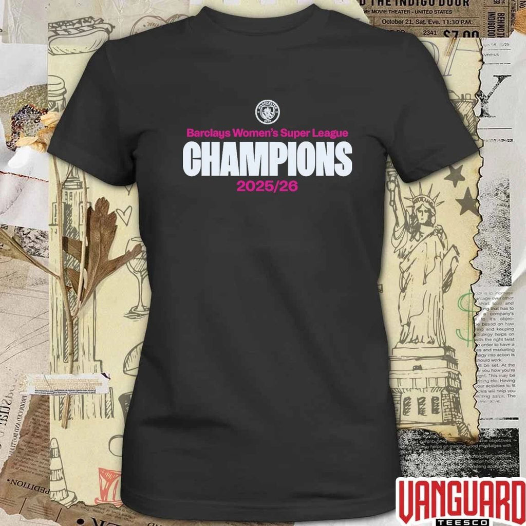Barclays Women’s Super League Champions 2025 2026 t-shirt