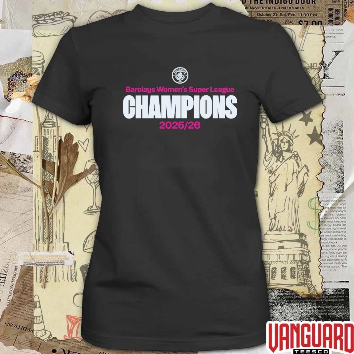 Barclays Women’s Super League Champions 2025 2026 t-shirt