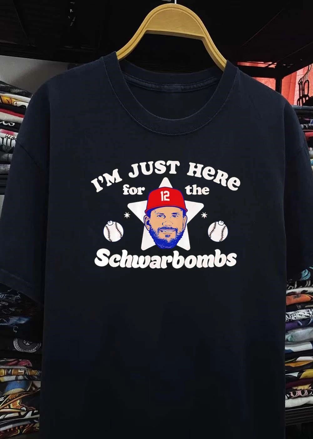 MLB Players Association Kyle Schwarber I’m Just Here for the Schwarbombs shirt