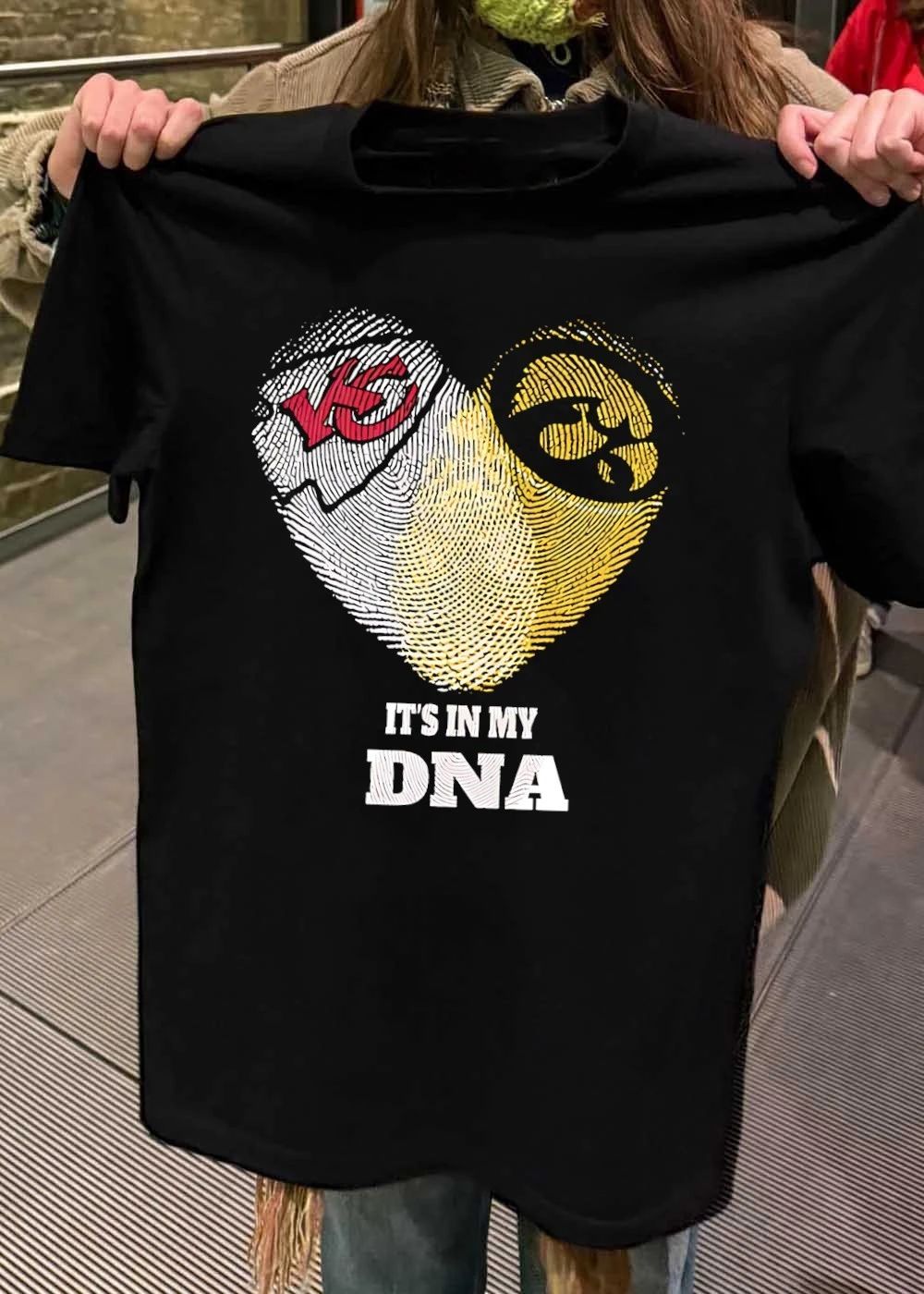 Kansas City Chiefs Iowa Hawkeyes It Is in My DNA T-Shirt