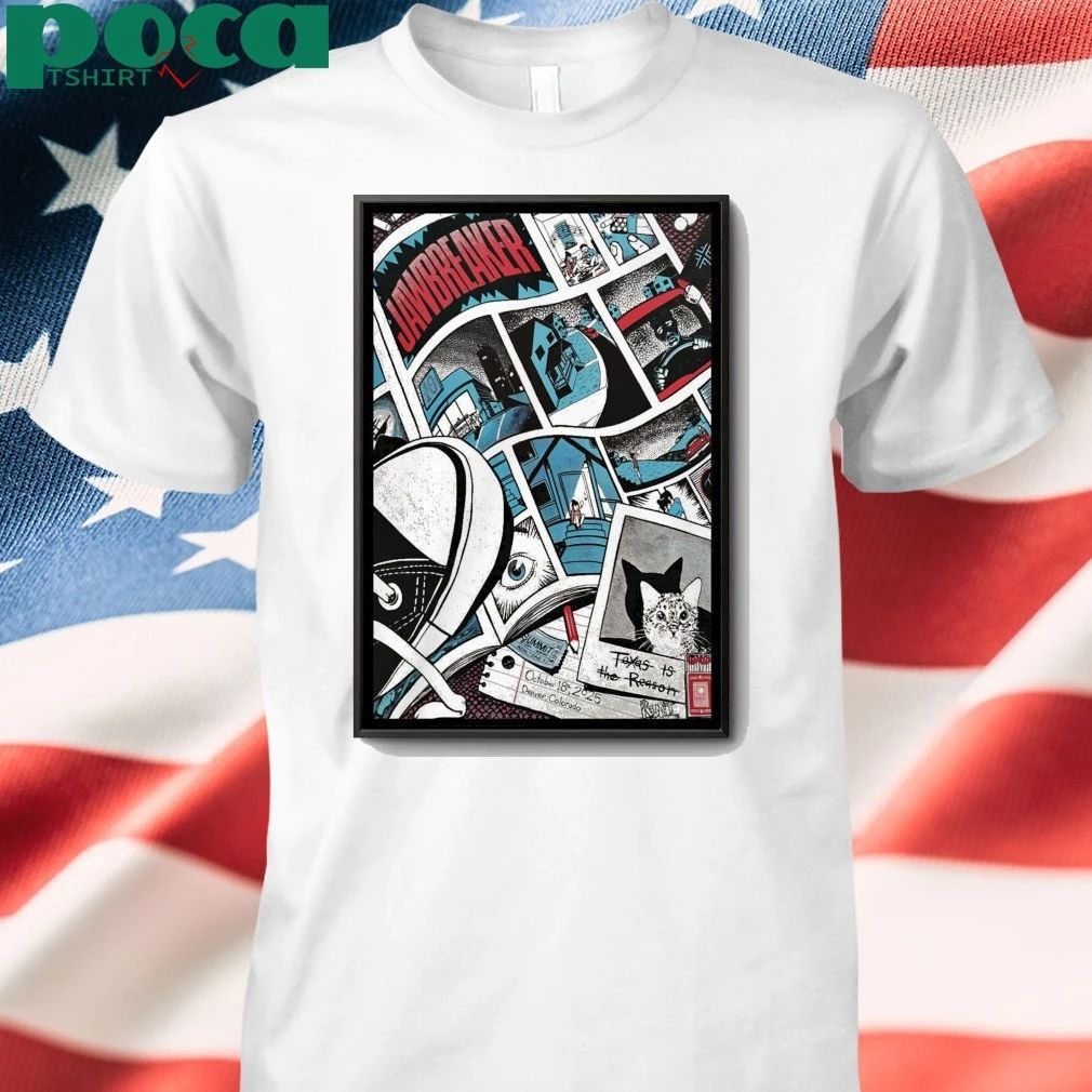 Jawbreaker Fillmore Auditorium in Denver CO October 18 2025 Poster shirt