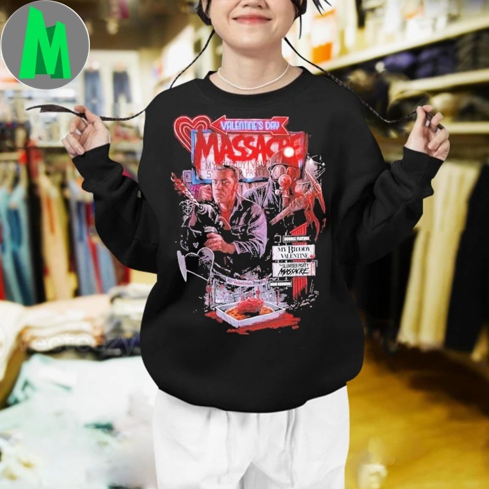 Gutter Garbs Valentine’s Day Massacre Double Feature Shirt