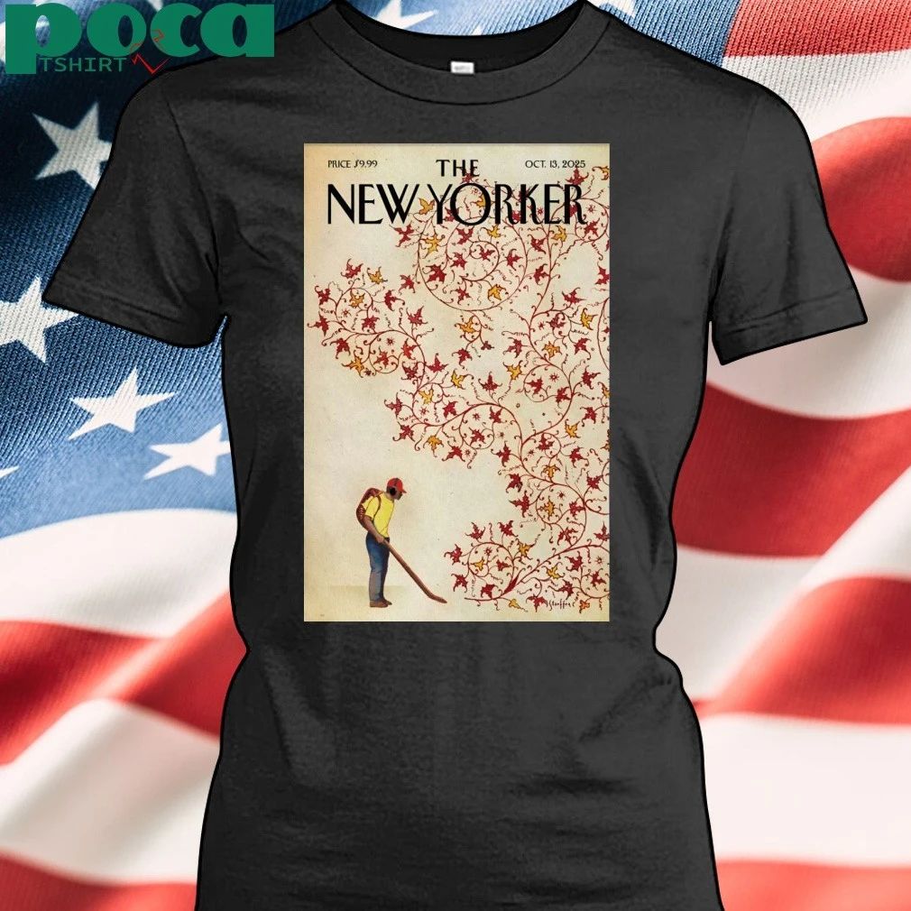 The New Yorker Oct 13 2025 Brian Stauffer’s Winds of Change Poster T-shirt
