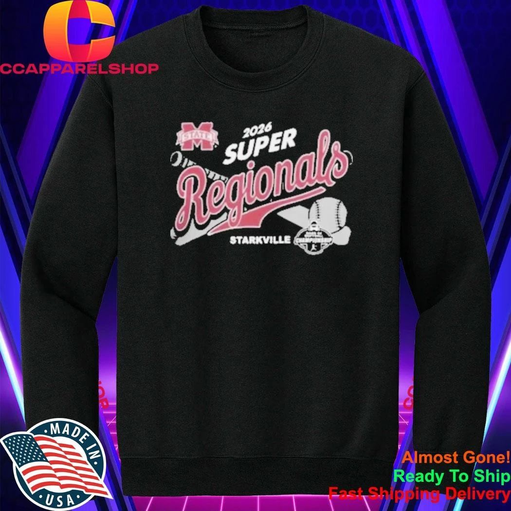 Mississippi State Bulldogs 2026 Super Regionals Gainesville Softball STARKVILLE Shirt