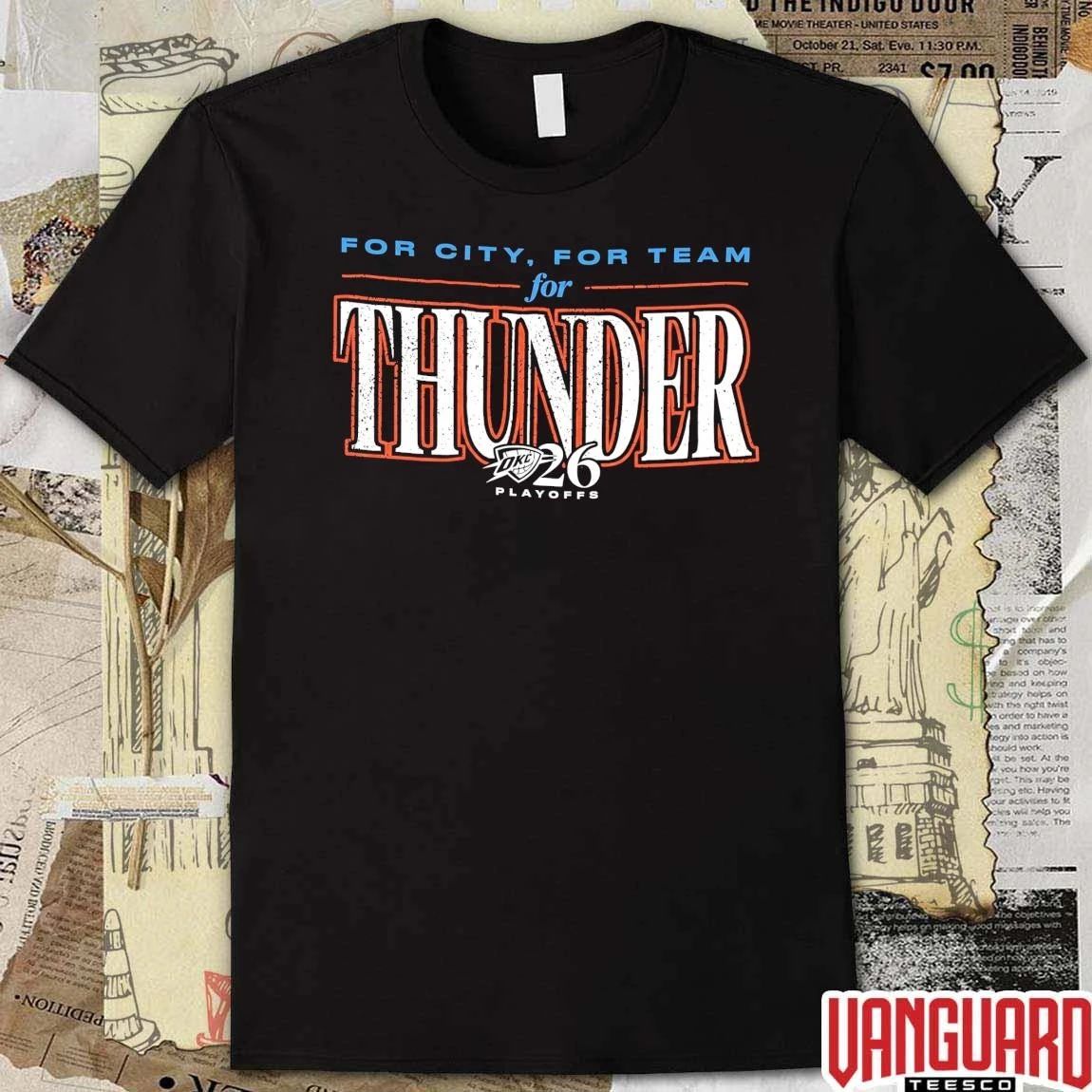 For City For Team For Thunder Oklahoma City Thunder 2026 NBA Playoffs t-shirt