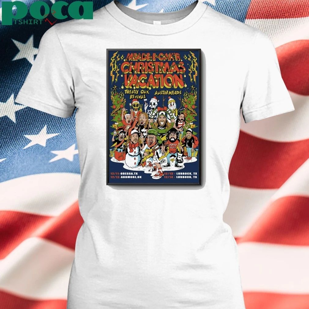Austin Meade And Treaty Oak Revival Dec 12 2025 Ardmore OK Poster shirt