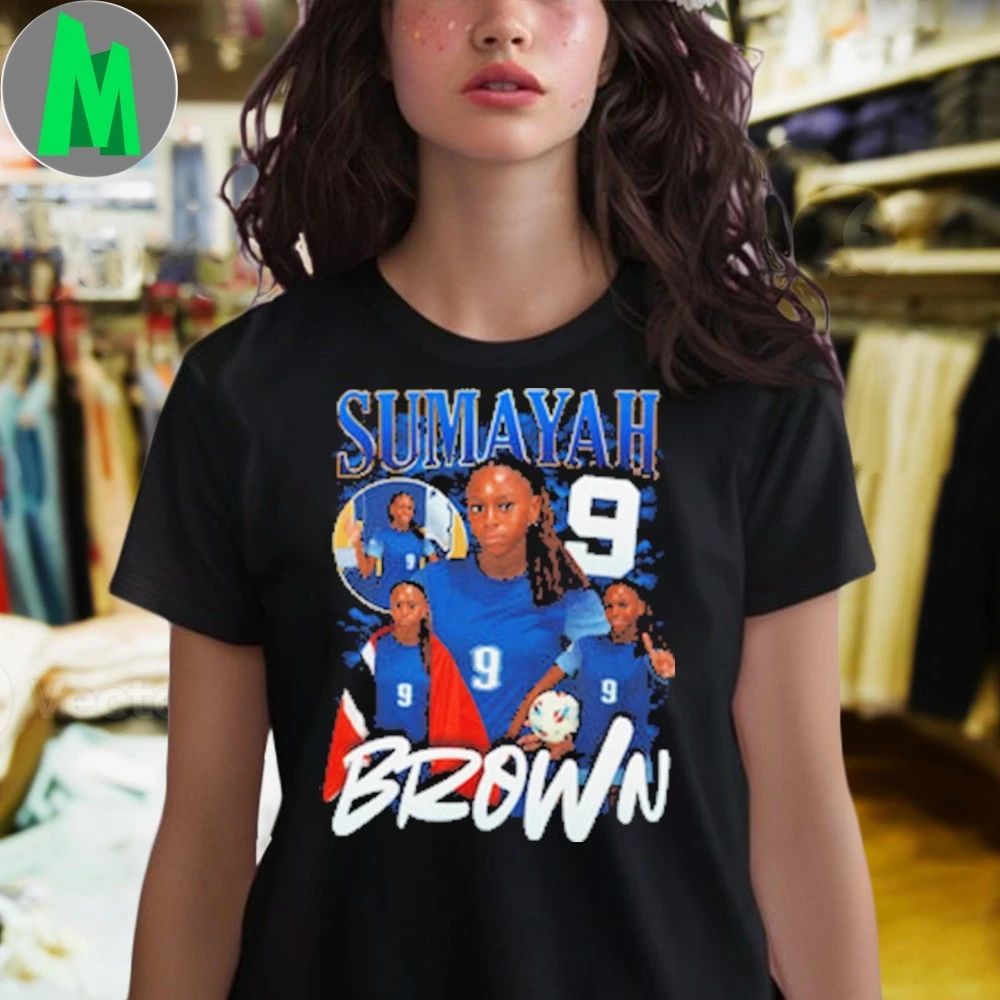 Number 9 Sumayah Brown Shirt