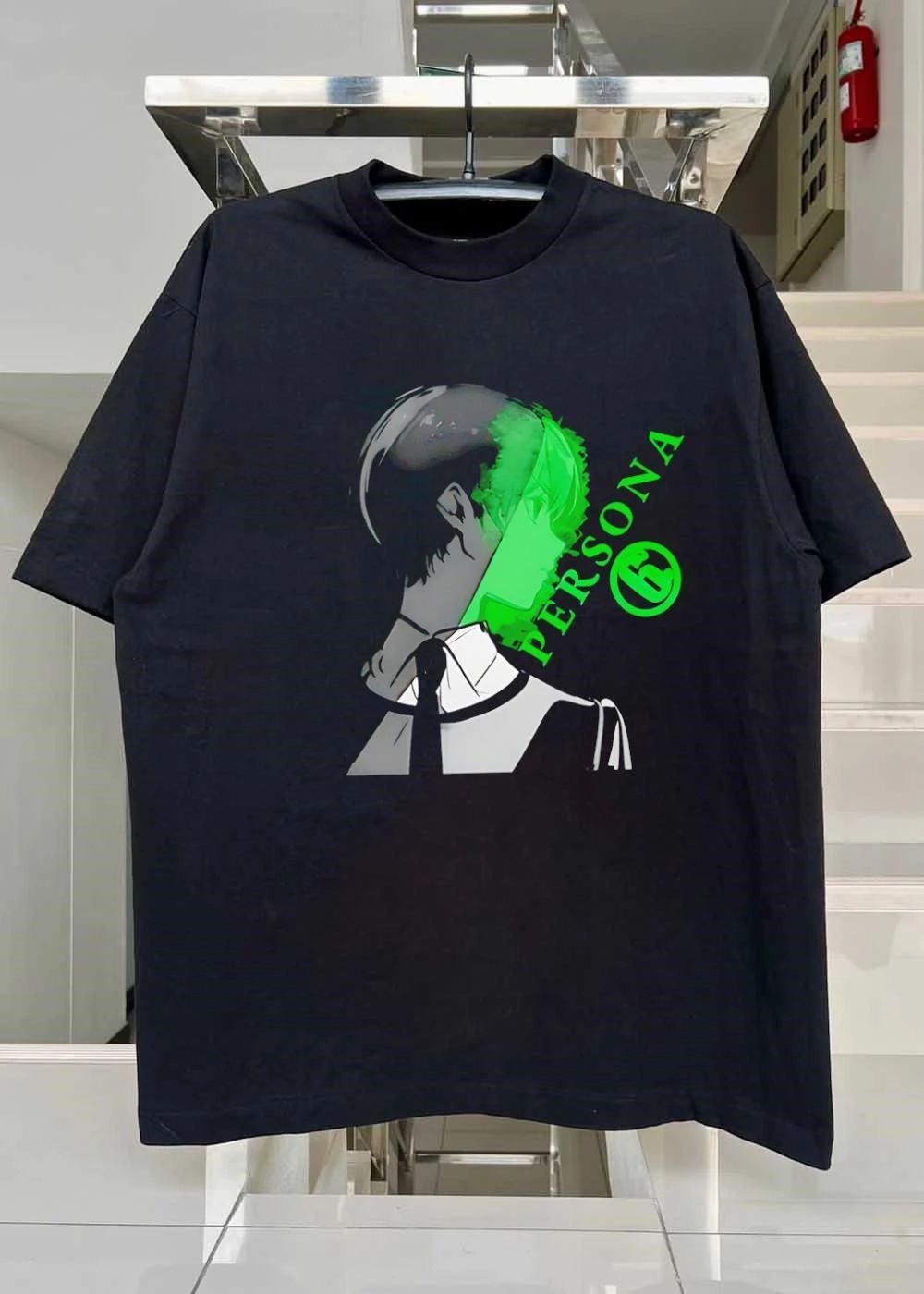 Persona 6 Green Silhouette Gaming T-Shirt