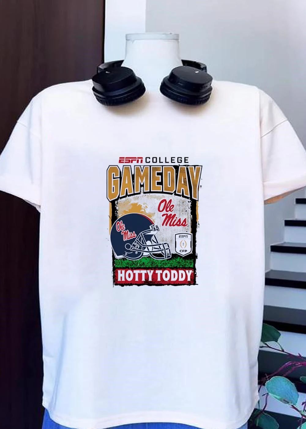 ESPN College Gameday Ole Miss Hotty Toddy CFP Football T-Shirt