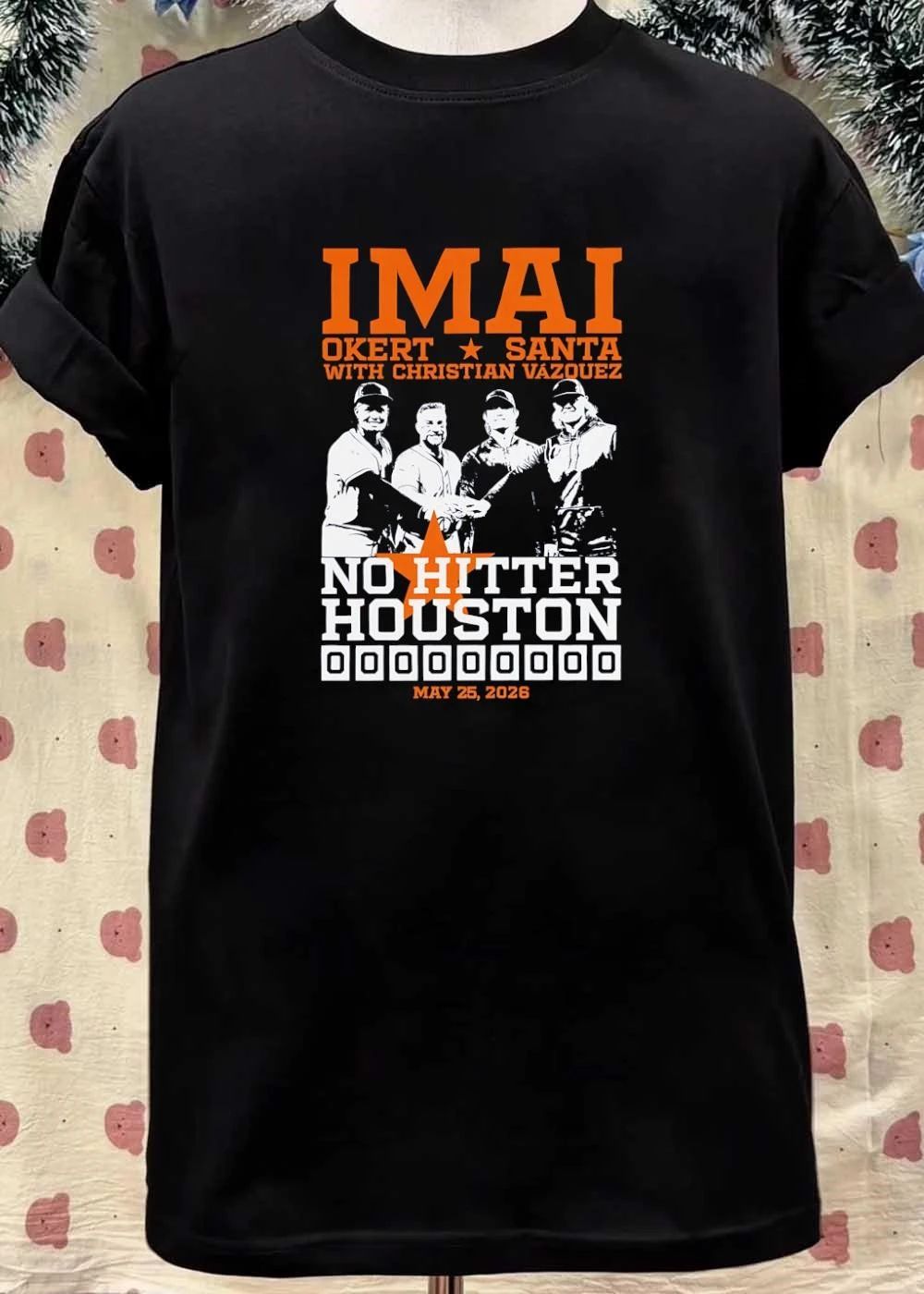 Imai Okert Santa Vazquez Houston No Hitter 2026 Shirt