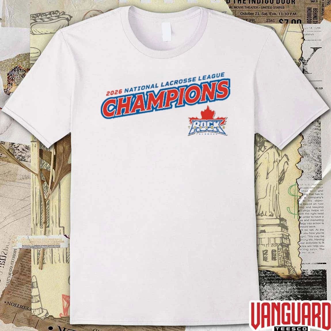 Toronto Rock 2026 National Lacrosse League Champions Trophy t-shirt