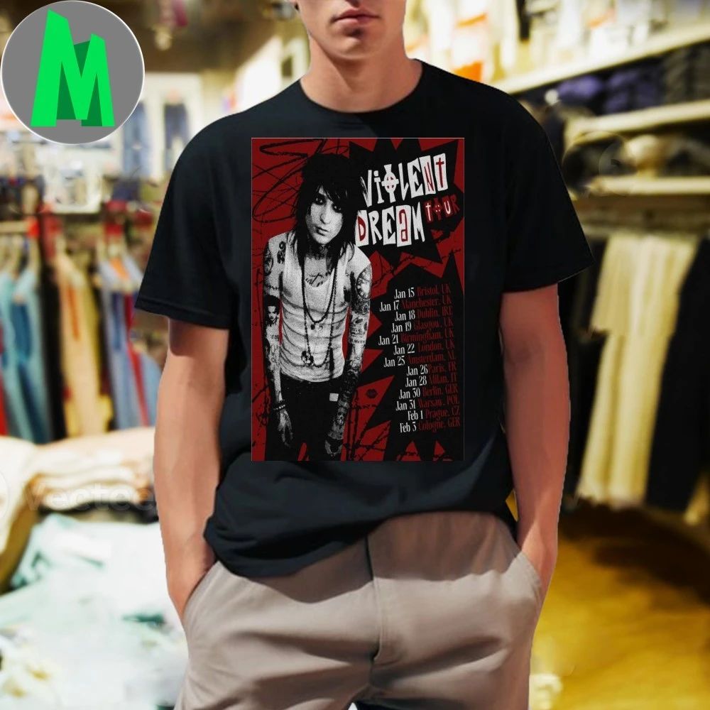 Johnnie Guilbert Europe Tour 2026 Poster Shirt