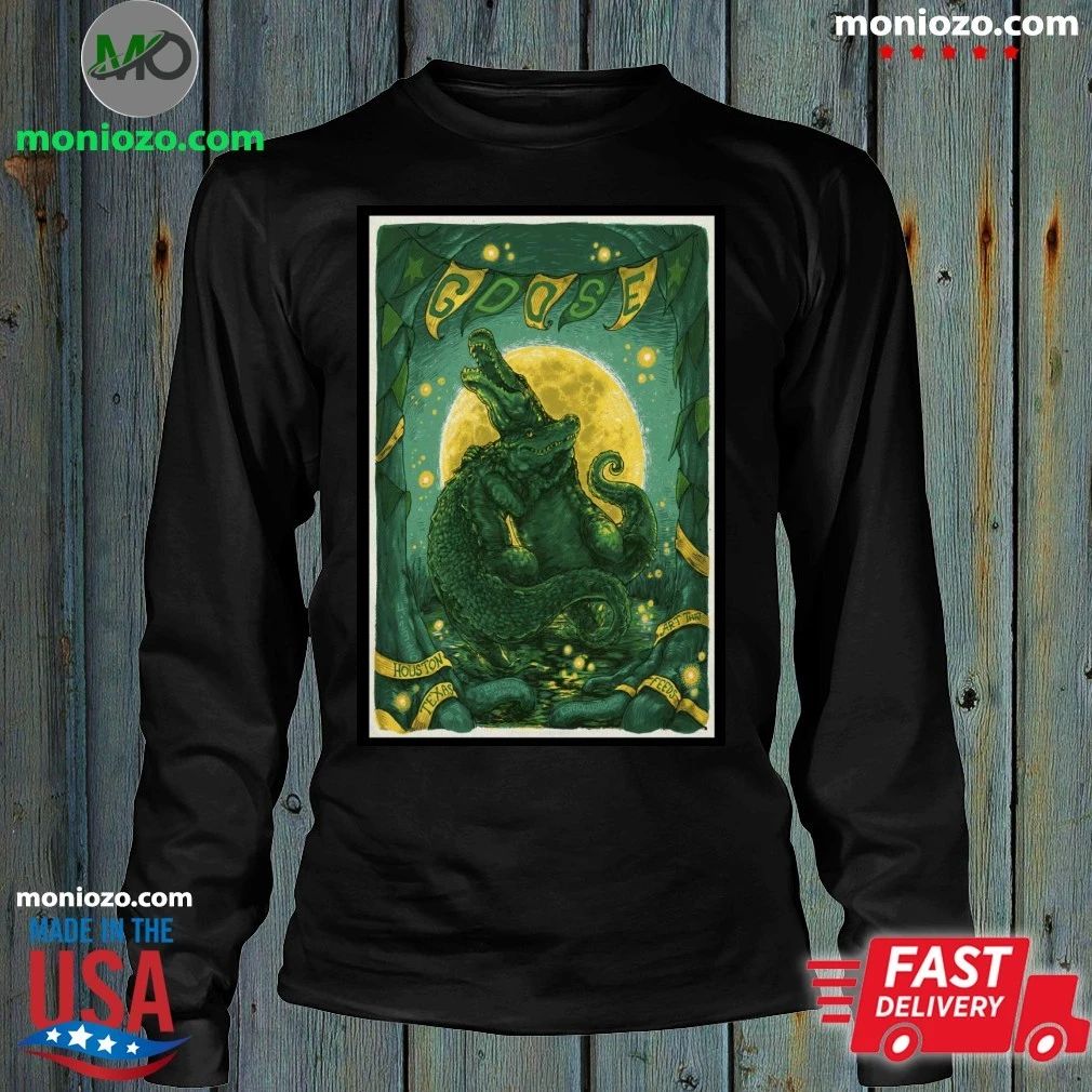 Goose Houston Bayou Music Center on 4 23 2026 Poster Shirt