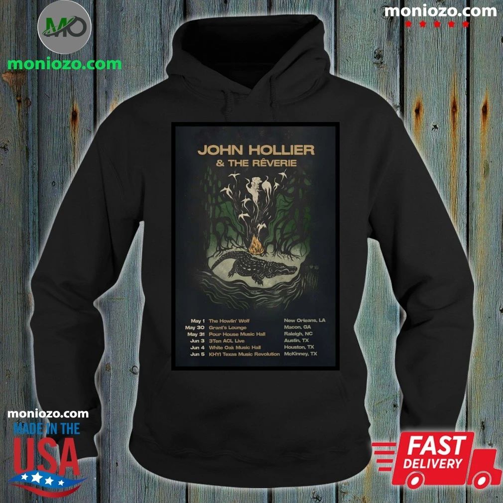 Original John Hollier & the Rêverie Tour 2026 Poster T-shirt