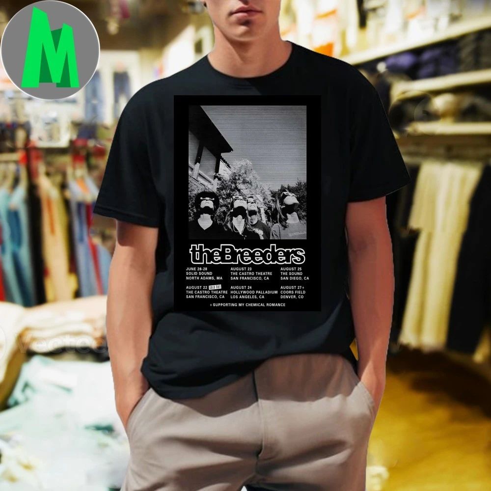 The Breeders August Shows 2026 Poster Shirt