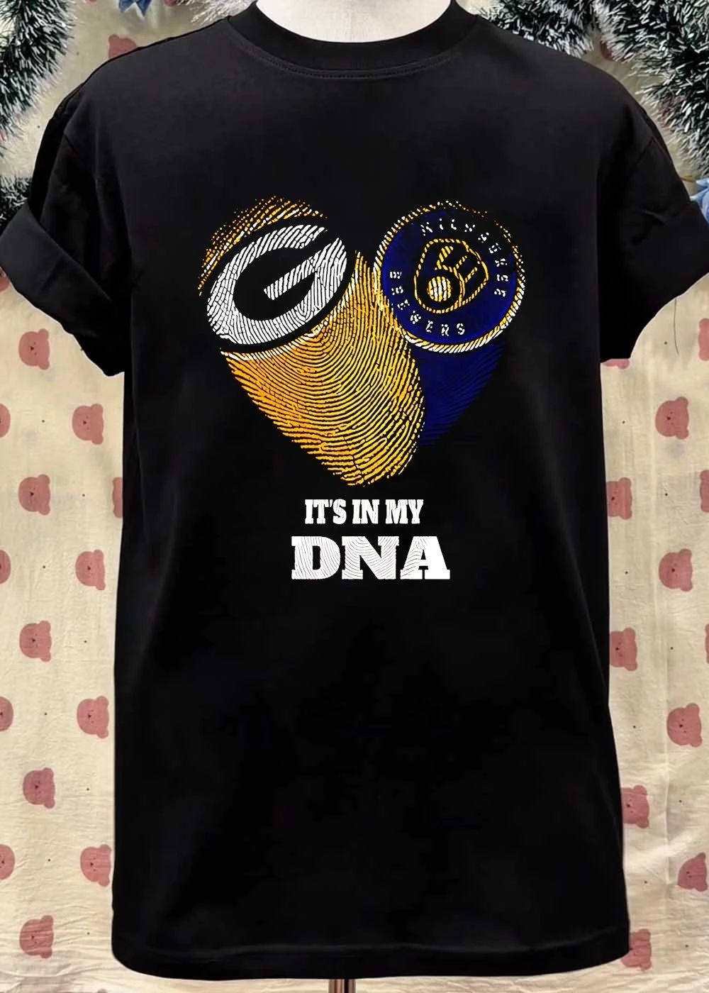 It Is in My DNA Green Bay Packers Milwaukee Brewers Shirt