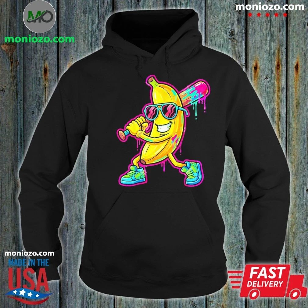 Original Banana Baseball Drip Ice Cream Shirt
