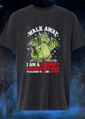Walk Away I Am a Grumpy Old Man Allergic to BS and Stupidity T-Shirt