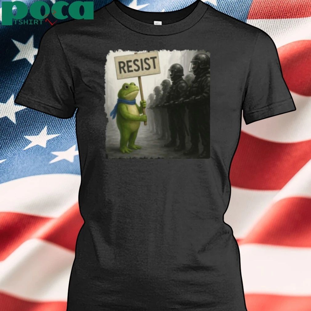 Portland Frog Rage Against The Machine Resist T-shirt