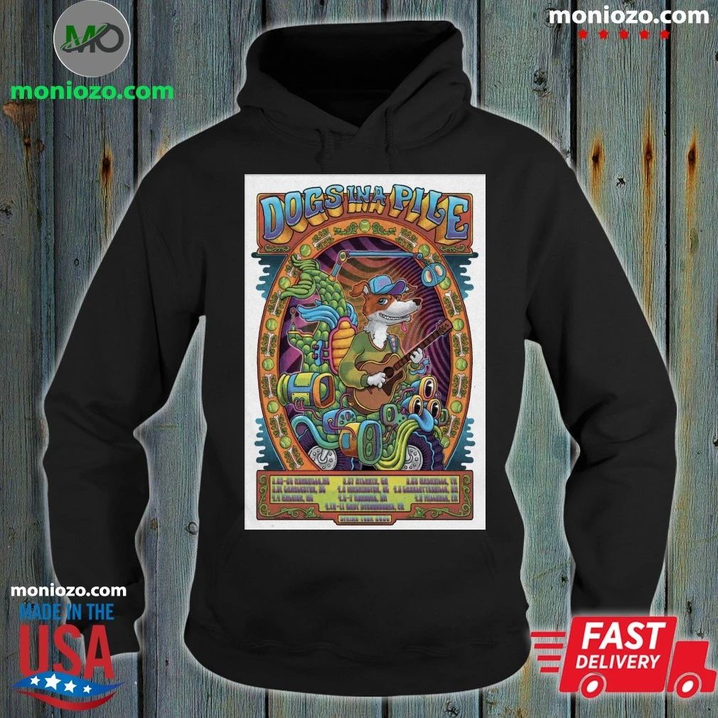 Dogs In A Pile Band Tour 2026 Poster Shirt