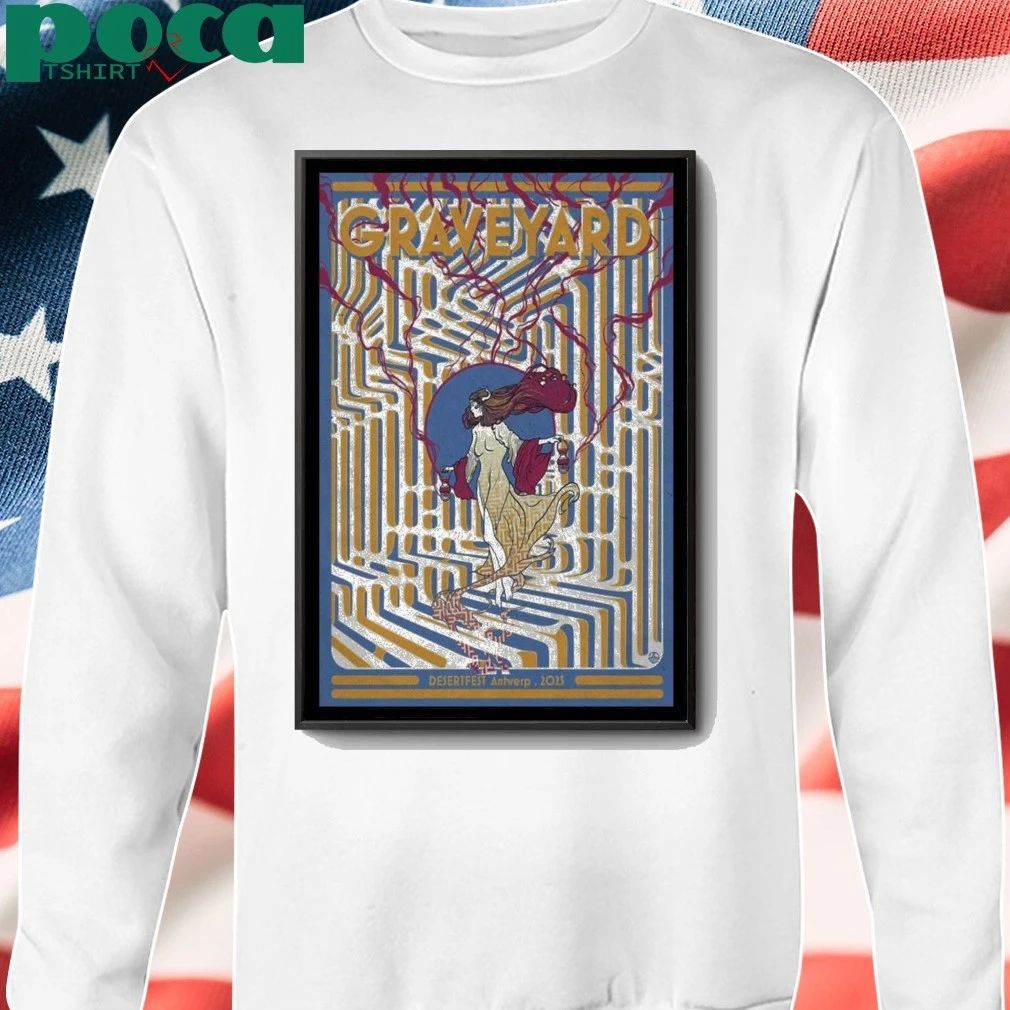 Graveyard Desertfest Antwerp Show Poster shirt