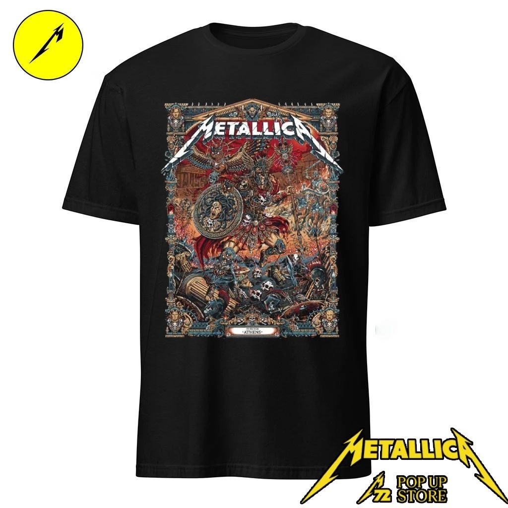 Metallica M72 Athens Exclusive Poster At Olympic Stadium Athens Greece On May 9 2026 Art By Juan Ma Orozco Shirt