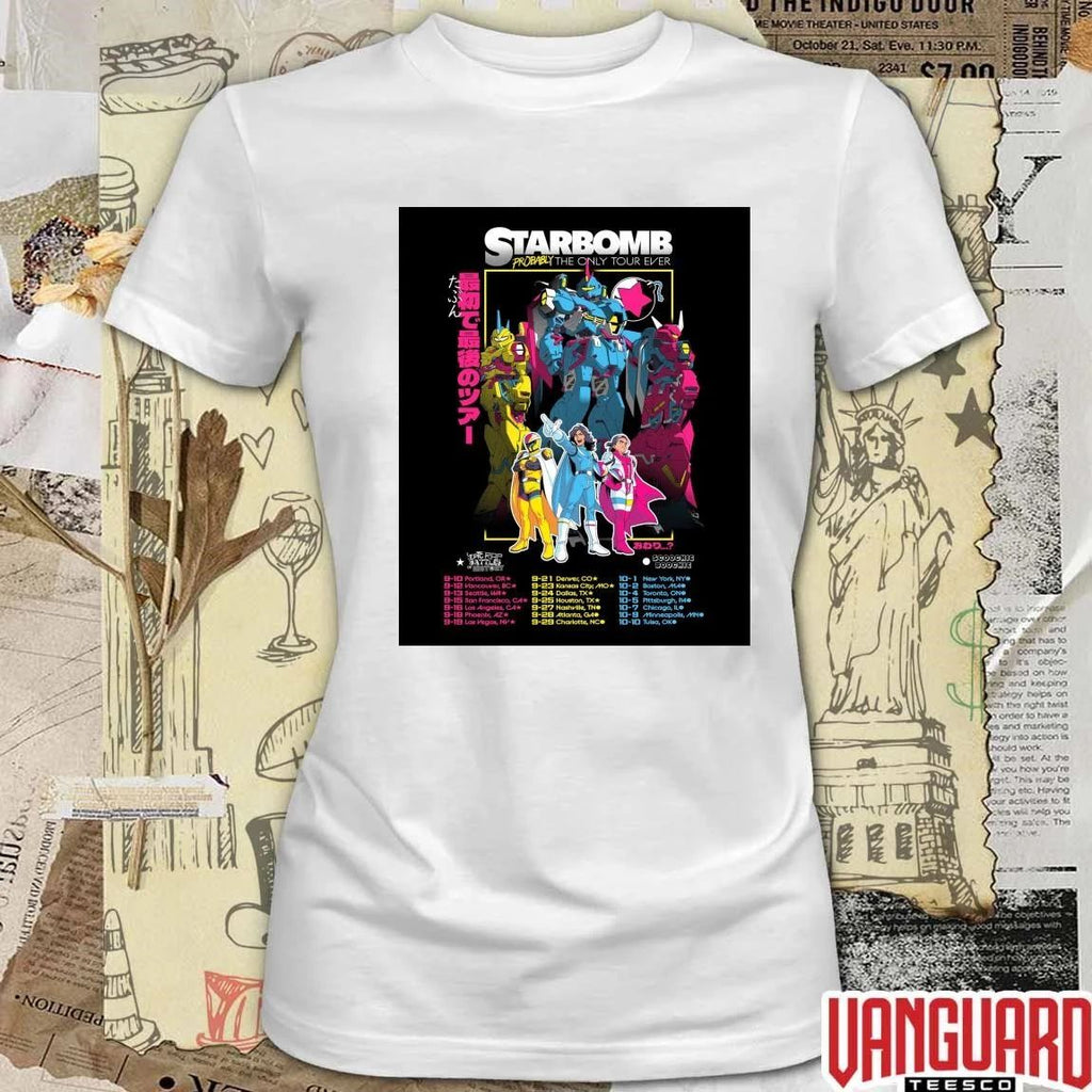 Starbomb Probably The Only Tour Ever September – October 2026 Poster t-shirt