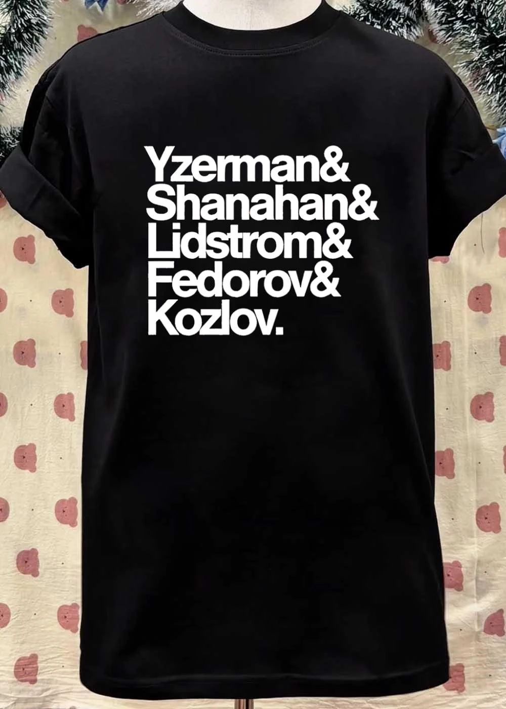 Detroit Red Wings Legend Yzerman Shanahan Lidstrom Fedorov Kozlov T-Shirt