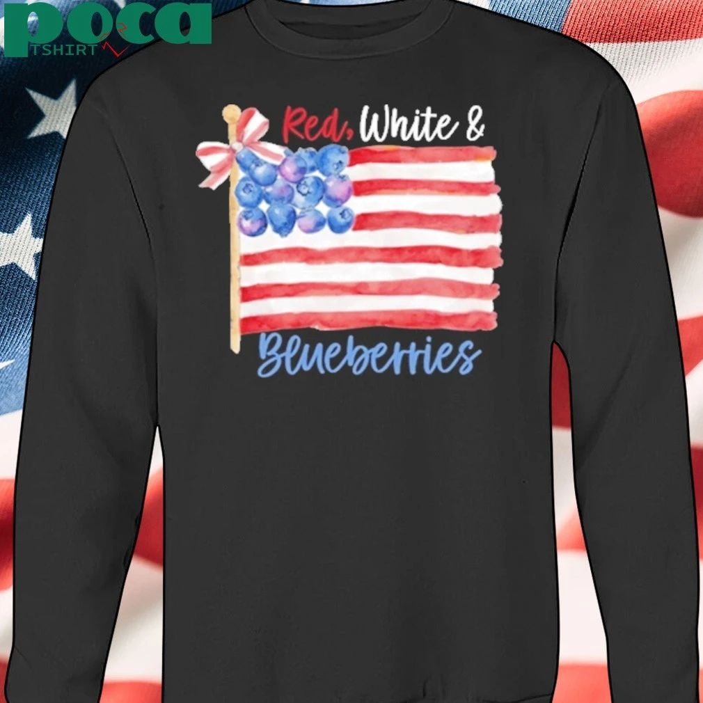 Red White And Blueberries Charlie Kirk Memorial Freedom Shirt