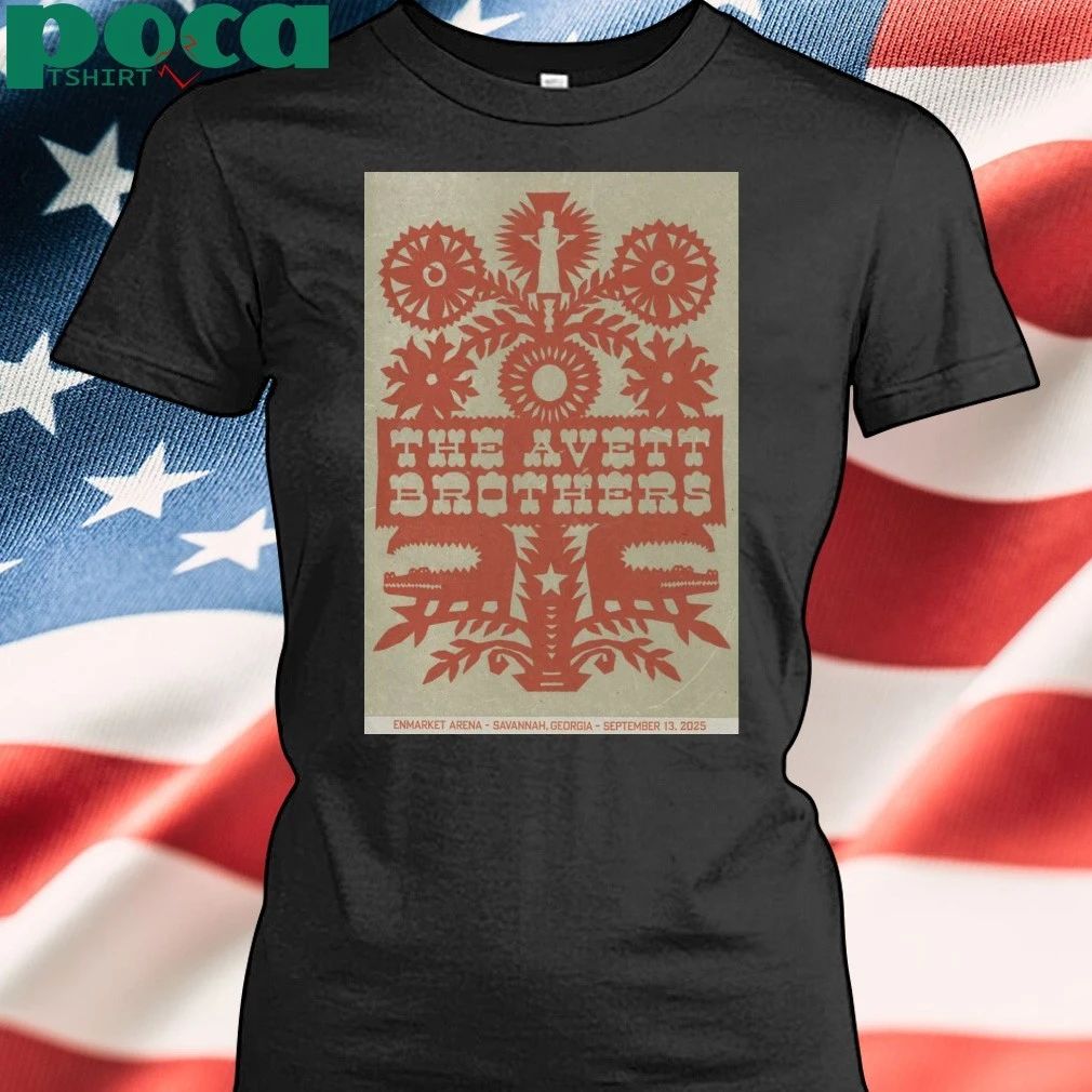 The Avett Brothers At Enmarket Arena On Sep 13 2025 Poster T-shirt