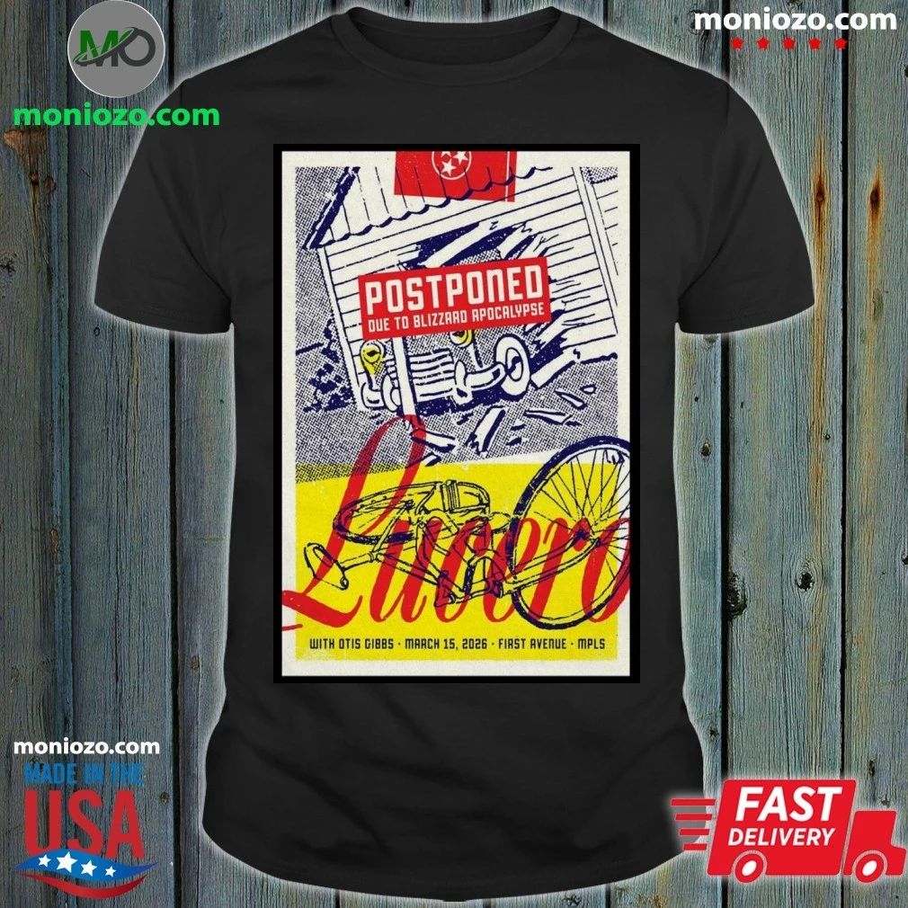 Original Poster LUCERO March 15, 2026 First Avenue Shirt
