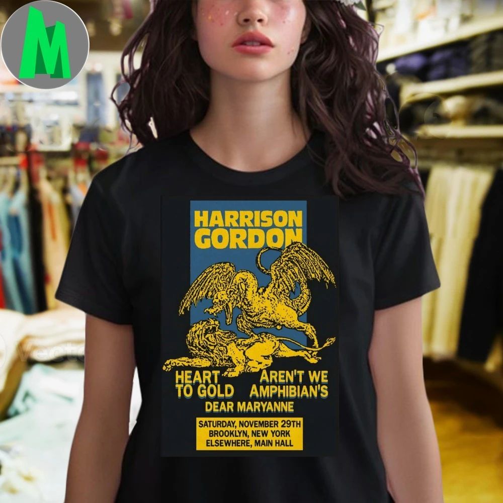 Harrison Gordon November 29 2025 Elsewhere In Brooklyn NY Poster Shirt