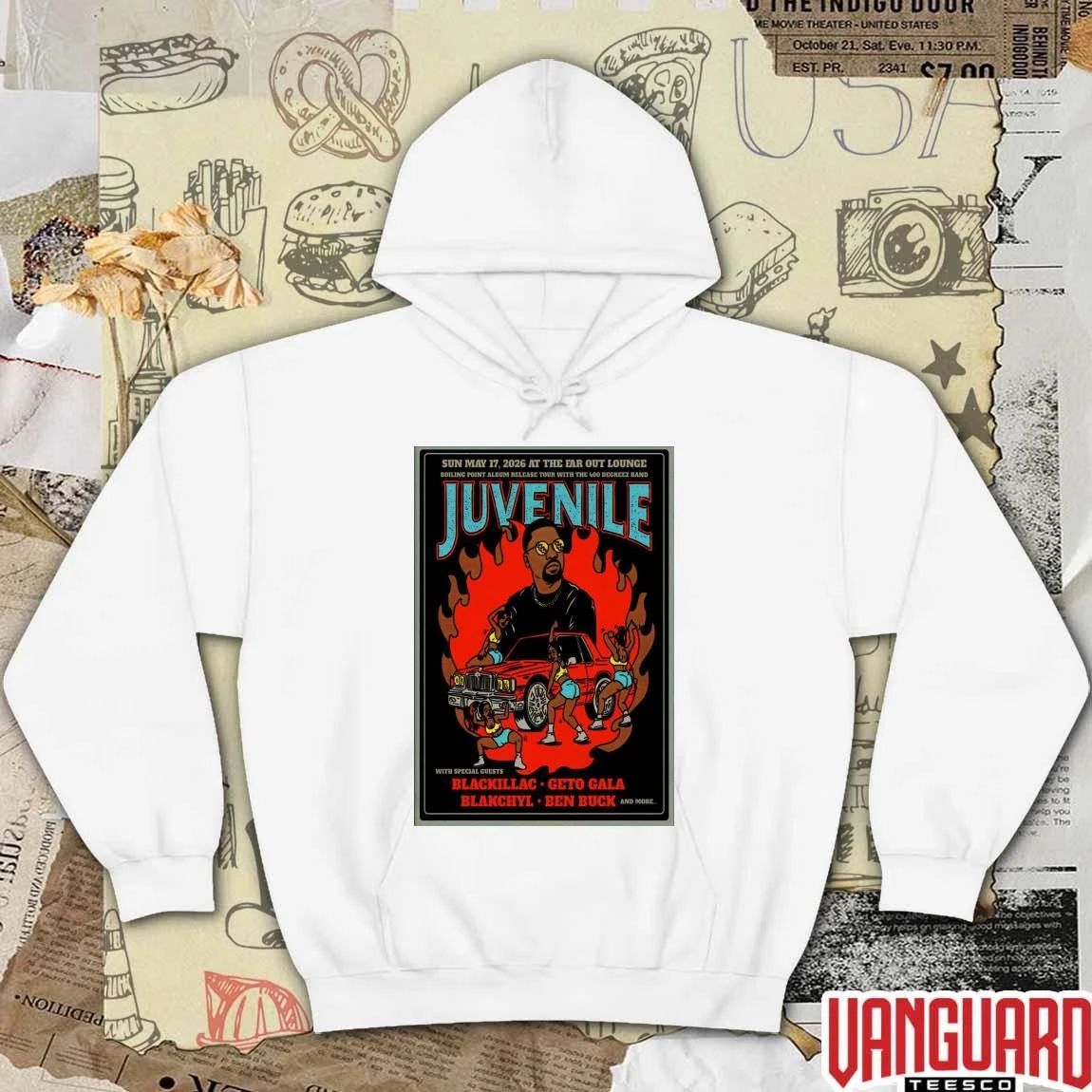 Juvenile At The Ear Out Lounge In Austin TX On May 17 2026 Poster t-shirt