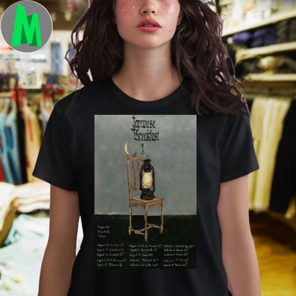 Japanese Breakfast Aug & Sept 2025 Tour Poster Shirt