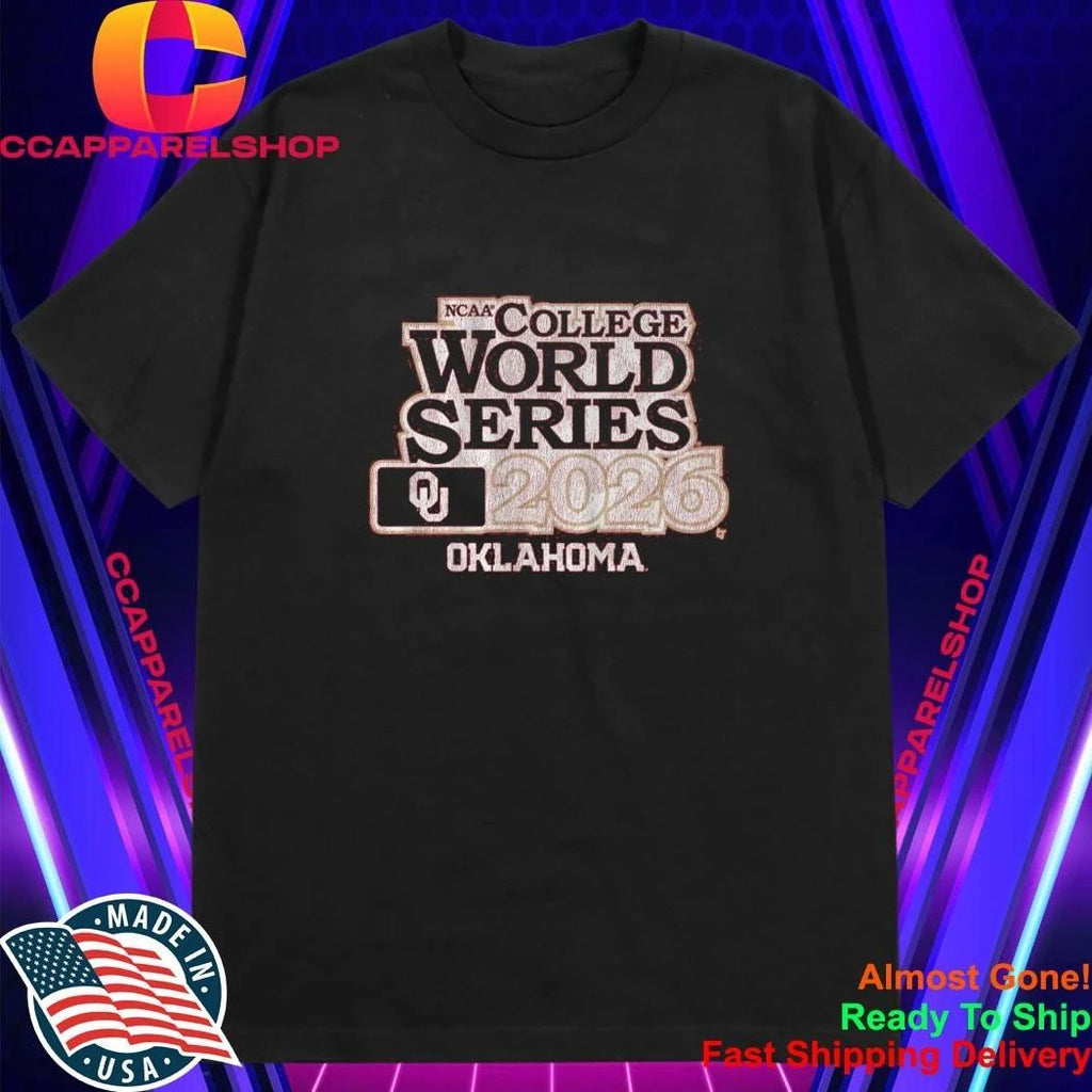 Oklahoma Sooners Baseball NCAA College World Series 2026 Shirt