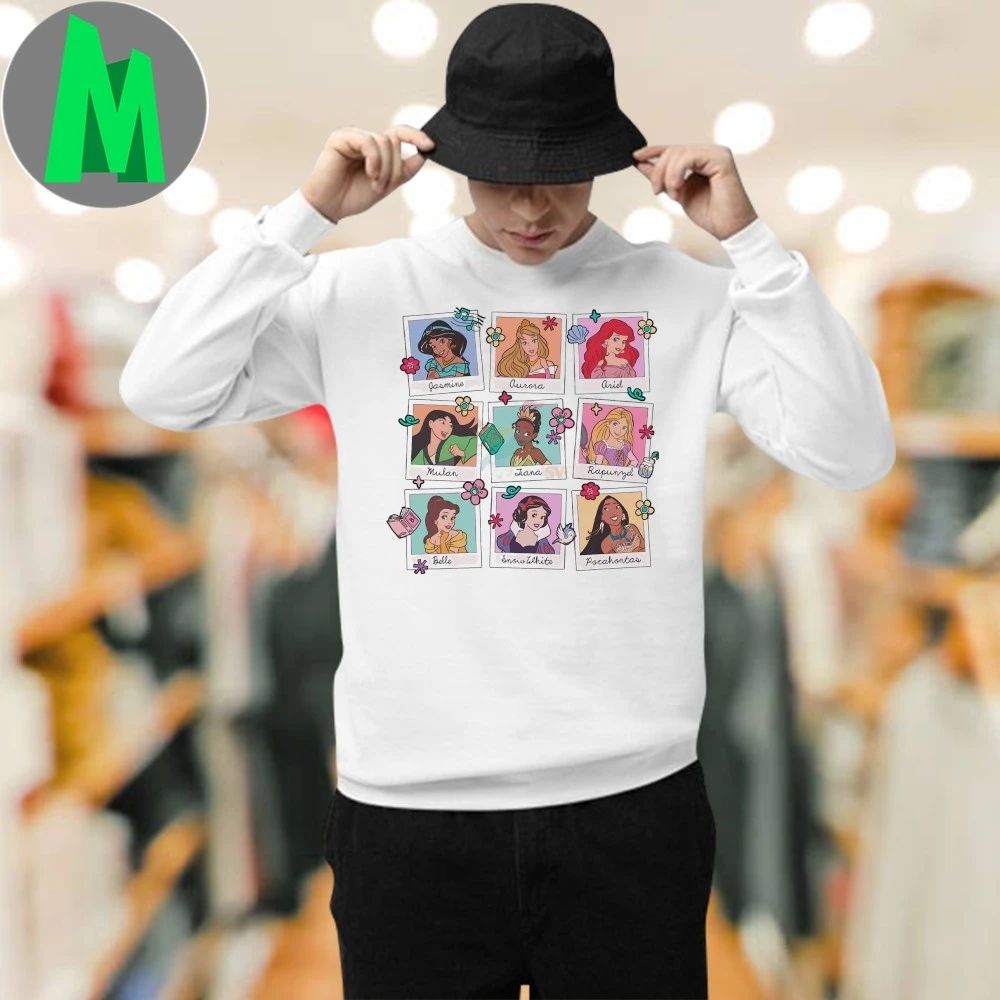 Princess Character Photo Collage Shirt