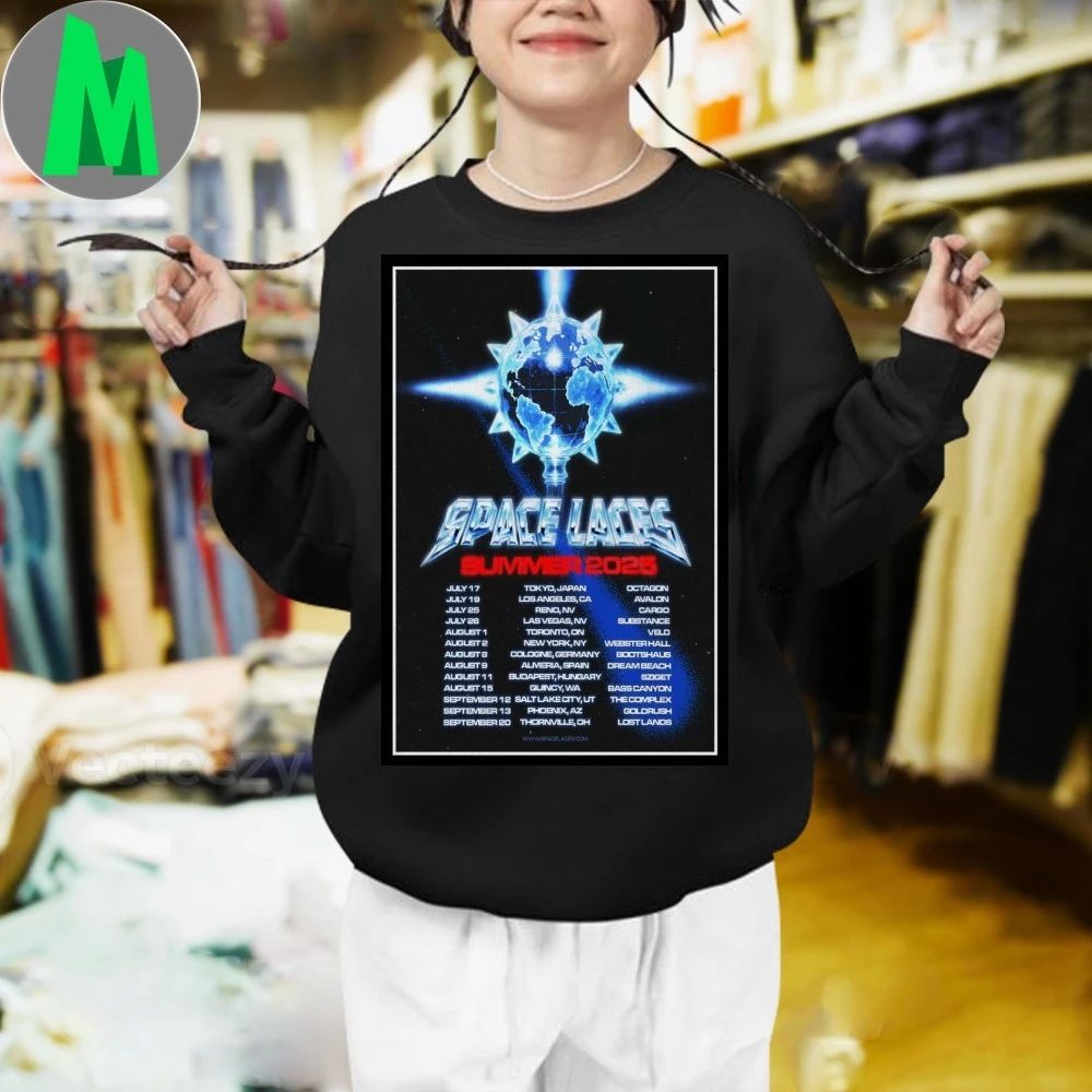 Fall Tour 2025 Space Laces Poster Shirt
