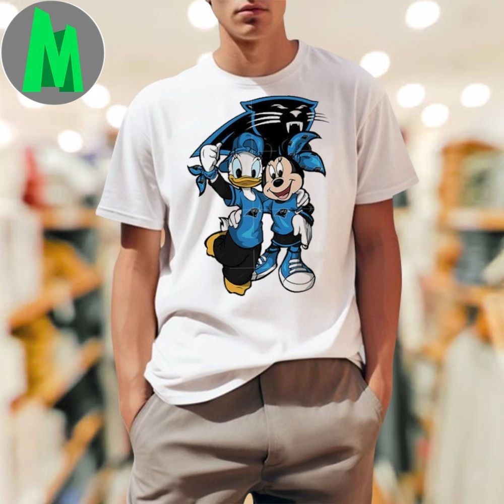 Daisy Minnie Carolina Panthers Logo 2025 Shirt