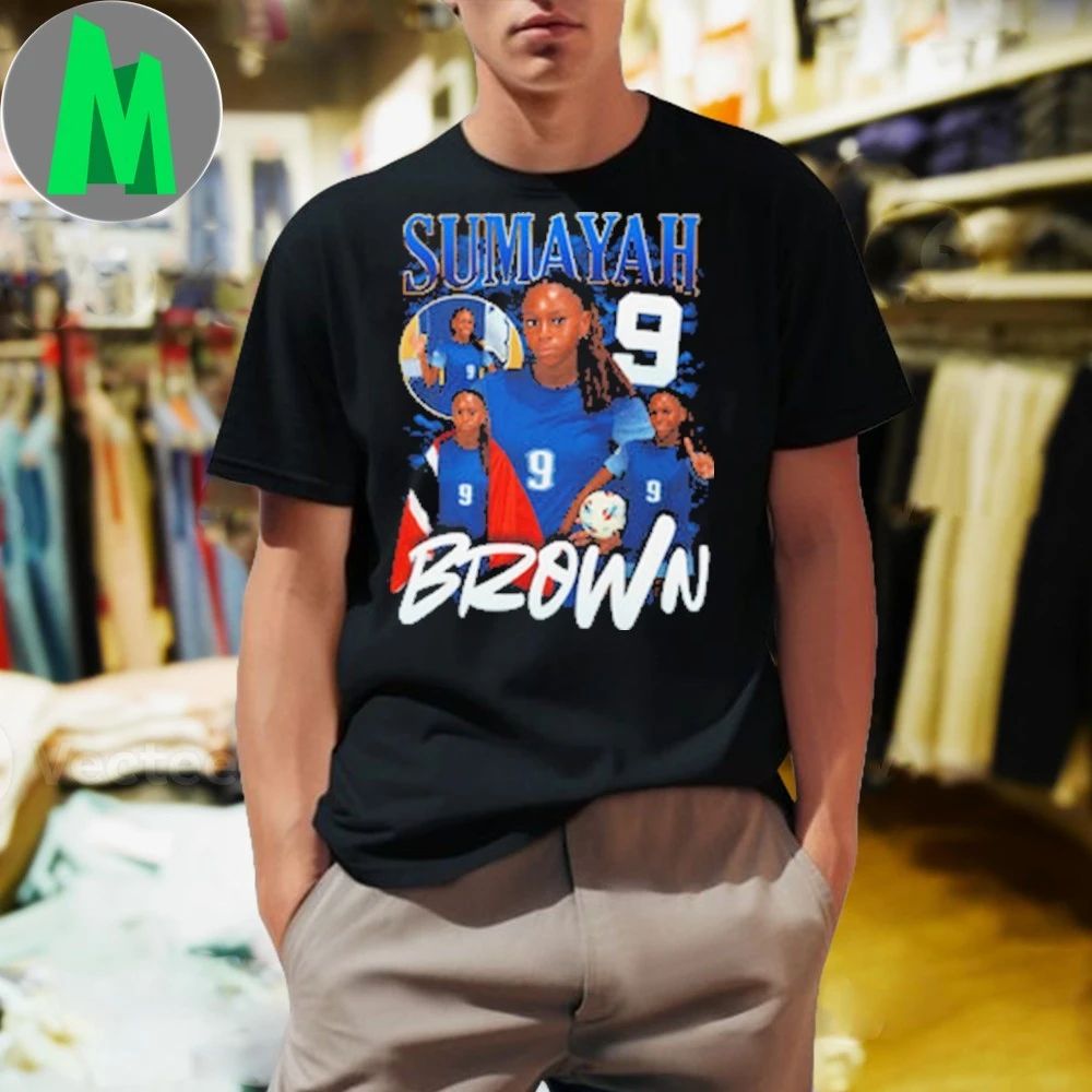Number 9 Sumayah Brown Shirt