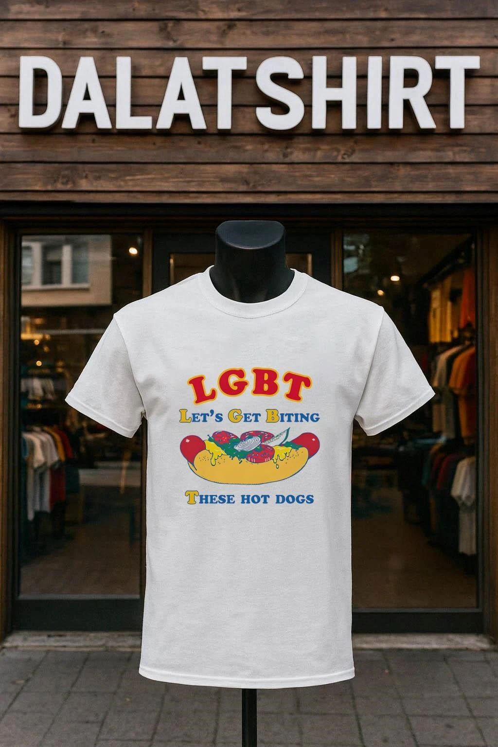 LGBT Let’s Get Biting These Hot Dogs shirt