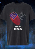Giants Yankees Heart Shirt It Is in My DNA New York Football Baseball T-Shirt