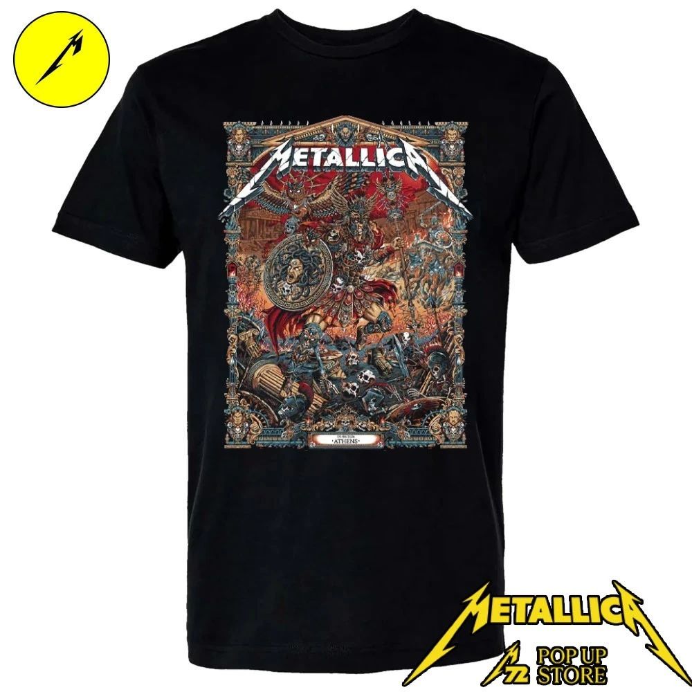 Metallica M72 Athens May 9, 2026 Pop-Up Shop Shirt